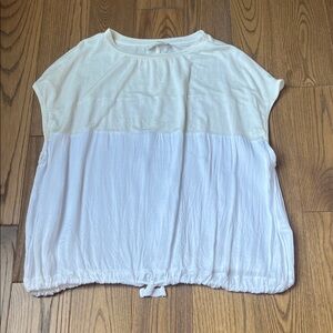 Zara Women's Ivory and White Blouse